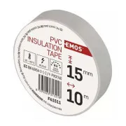 Emos PVC izolacijski trak 15/10 bela