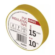 Emos PVC izolacijski trak 15/10 rumena
