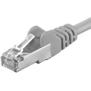 Premiumcord Povezovalni kabel FTP, CAT6, AWG26, 20 m, siv