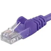 Povezovalni kabel UTP RJ45-RJ45 raven CAT6, 0,25 m, vijolične barve