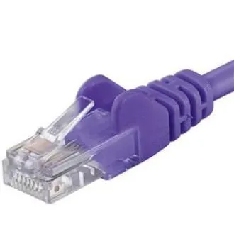 Povezovalni kabel UTP RJ45-RJ45 raven CAT6, 0,25 m, vijolične barve Povezovalni kabel UTP RJ45-RJ45 raven CAT6, 0,25 m, vijolične barve