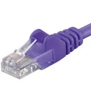 Povezovalni kabel UTP RJ45-RJ45 raven CAT6, 0,25 m, vijolične barve