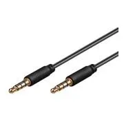 PremiumCord Jack 3,5 mm 4 pin M/M 0,5 m