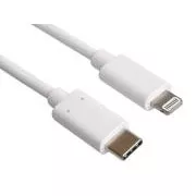 PremiumCord Lightning - USB-C™ USB kabel za polnjenje in prenos podatkov MFi za Apple iPhone/iPad, 1 m