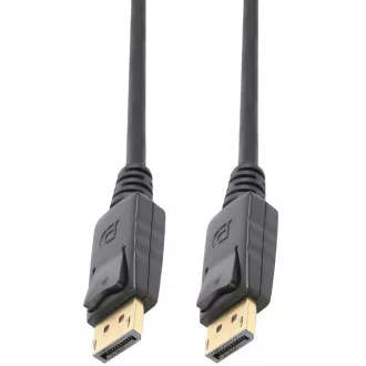 PremiumCord DisplayPort 2.0 priključni kabel M/M, pozlačeni konektorji, 1 m PremiumCord DisplayPort 2.0 priključni kabel M/M, pozlačeni konektorji, 1 m