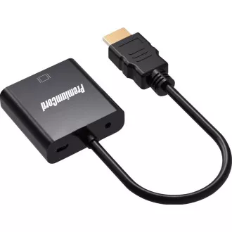 PremiumCord Pretvornik HDMI v VGA z zvokom