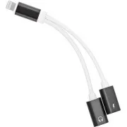 PremiumCord Adapter Lightning na 3,5-milimetrski zvočni priključek   polnjenje z Lightning