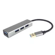 PremiumCord USB 3.0 Superspeed HUB s 4 priključki