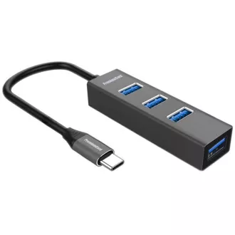 PremiumCord 5G USB vozlišče tipa C s 4x USB 3.2 Gen 1