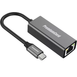 PremiumCord Pretvornik USB-C v gigabitni priključek. RJ45