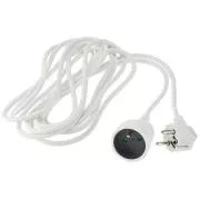 PremiumCord Podaljševalni kabel 230V 1m MF