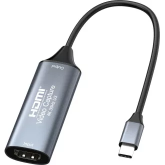 PremiumCord HDMI grabber za video/avdio signal v računalnik s priključkom USB 3.0 tipa c