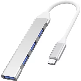PremiumCord Razdelilnik USB-C na USB 3,2A   3x USB 2.0