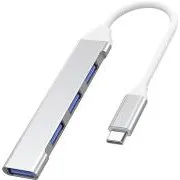 PremiumCord Razdelilnik USB-C na USB 3,2A   3x USB 2.0
