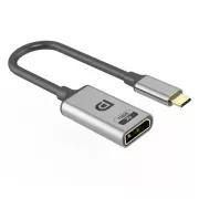 PremiumCord USB-C -> DP 8k, 20 cm