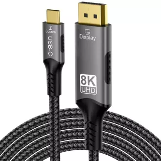 PremiumCord USB-C na DP 1.4, 2 m