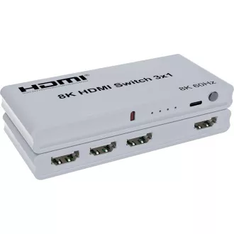 PremiumCord HDMI stikalo 3:1 z daljinskim upravljalnikom