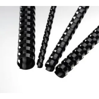 Plastični hrbtni del 8 mm, črn Plastični hrbtni del 8 mm, črn