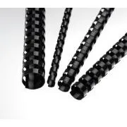Plastični hrbtni del 8 mm, črn