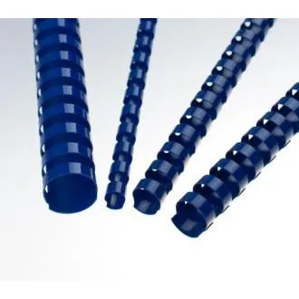 Plastične hrbtne strani 8 mm, modre