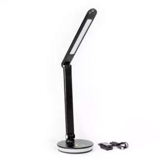 Platinet PDL400RGBB 12W namizna svetilka LED z možnostjo zatemnitve, upravljanje na dotik, vhod USB, črna