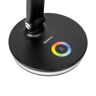 Platinet PDL400RGBB 12W namizna svetilka LED z možnostjo zatemnitve, upravljanje na dotik, vhod USB, črna