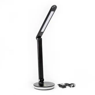 Platinet PDL400RGBB 12W namizna svetilka LED z možnostjo zatemnitve, upravljanje na dotik, vhod USB, črna Platinet PDL400RGBB 12W namizna svetilka LED z možnostjo zatemnitve, upravljanje na dotik, vhod USB, črna