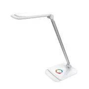 Platinet PDLQ60 18W namizna svetilka LED z možnostjo zatemnitve, upravljanje na dotik, vhod USB, bela