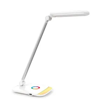 Platinet PDLQ60 18W namizna svetilka LED z možnostjo zatemnitve, upravljanje na dotik, vhod USB, bela Platinet PDLQ60 18W namizna svetilka LED z možnostjo zatemnitve, upravljanje na dotik, vhod USB, bela