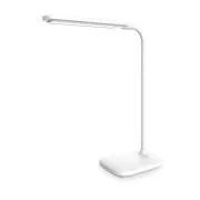 Platinet PDL6728 LED namizna svetilka 5W z možnostjo zatemnitve, vgrajena baterija 2400mAh, USB priključek, bela