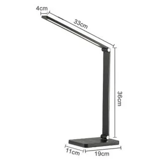 Platinet PDL888S 10W namizna svetilka LED z možnostjo zatemnitve, brezžično polnjenje, vhod USB, srebrna Platinet PDL888S 10W namizna svetilka LED z možnostjo zatemnitve, brezžično polnjenje, vhod USB, srebrna