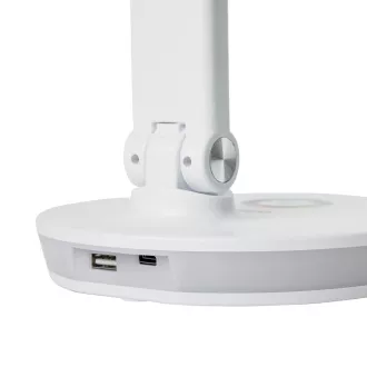 Platinet PDL400RGBW 12W namizna svetilka LED z možnostjo zatemnitve, upravljanje na dotik, vhod USB, bela