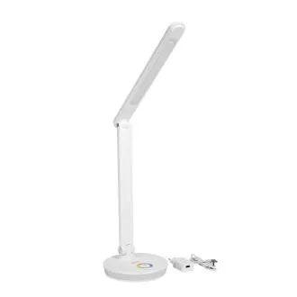 Platinet PDL400RGBW 12W namizna svetilka LED z možnostjo zatemnitve, upravljanje na dotik, vhod USB, bela Platinet PDL400RGBW 12W namizna svetilka LED z možnostjo zatemnitve, upravljanje na dotik, vhod USB, bela