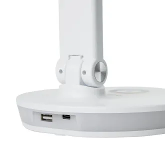 Platinet PDL400RGBW 12W namizna svetilka LED z možnostjo zatemnitve, upravljanje na dotik, vhod USB, bela Platinet PDL400RGBW 12W namizna svetilka LED z možnostjo zatemnitve, upravljanje na dotik, vhod USB, bela