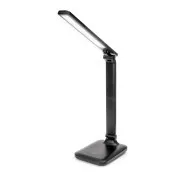 Platinet PDL194B Remus 5W namizna svetilka LED z možnostjo zatemnitve, upravljanje na dotik, vhod USB, črna