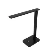 Platinet PDL6731B LED namizna svetilka 5W z možnostjo zatemnitve, vgrajena 6000mAh baterija, USB priključek, črna