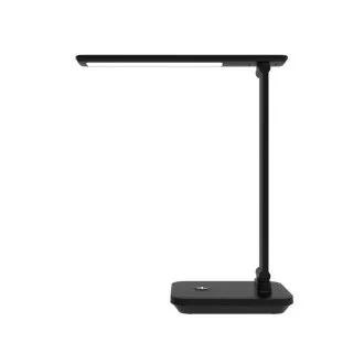 Platinet PDL6731B LED namizna svetilka 5W z možnostjo zatemnitve, vgrajena 6000mAh baterija, USB priključek, črna Platinet PDL6731B LED namizna svetilka 5W z možnostjo zatemnitve, vgrajena 6000mAh baterija, USB priključek, črna