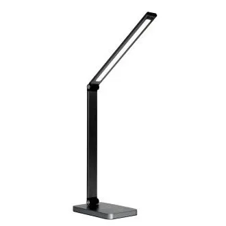 Platinet PDL888B 10W namizna svetilka LED z možnostjo zatemnitve, brezžično polnjenje, vrata USB, črna Platinet PDL888B 10W namizna svetilka LED z možnostjo zatemnitve, brezžično polnjenje, vrata USB, črna