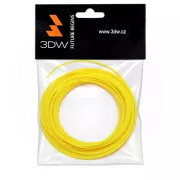 3DW - ABS filament 1,75 mm, rumene barve, 10 m, tiskanje 220-250 °C