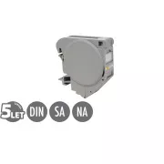 Nosilec za priključek 1 x RJ45 na DIN-lestvici sive barve