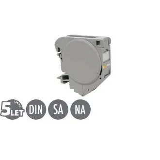 Nosilec za priključek 1 x RJ45 na DIN-lestvici sive barve Nosilec za priključek 1 x RJ45 na DIN-lestvici sive barve