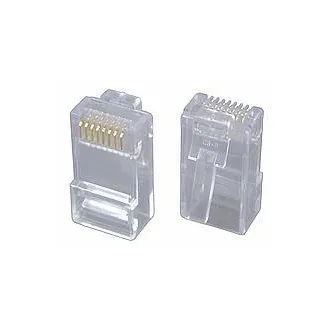 RJ45 CAT5E UTP 8p8c priključek za licnu 100 kosov. RJ45 CAT5E UTP 8p8c priključek za licnu 100 kosov.