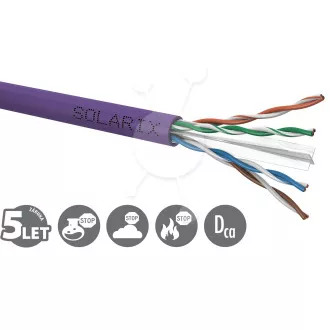 Instalacijski kabel Solarix CAT6 UTP LSOH Dca-s2,d2,a1 500m/kolut SXKD-6-UTP-LSOH