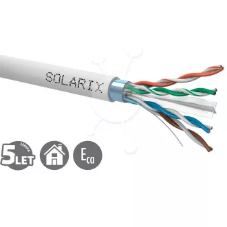 Instalacijski kabel Solarix CAT6 FTP PVC Eca 500 m/kolut SXKD-6-FTP-PVC