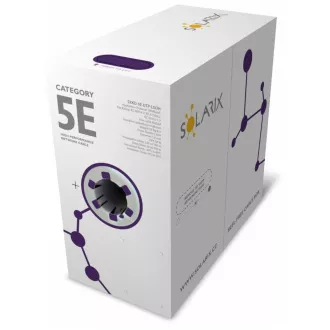 Instalacijski kabel Solarix CAT5E UTP LSOH Dca-s1,d2,a1 500m/škatla SXKD-5E-UTP-LSOH