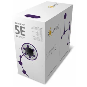 Instalacijski kabel Solarix CAT5E UTP LSOH Dca-s1,d2,a1 500m/škatla SXKD-5E-UTP-LSOH Instalacijski kabel Solarix CAT5E UTP LSOH Dca-s1,d2,a1 500m/škatla SXKD-5E-UTP-LSOH