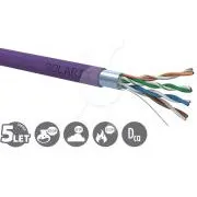 Instalacijski kabel Solarix CAT5E FTP LSOH Dca-s1,d2,a1 500m/kolut SXKD-5E-FTP-LSOH