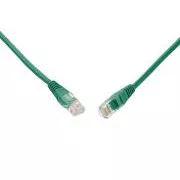 SOLARIX povezovalni kabel CAT5E UTP PVC 3 m, zelen, odporen na udarce