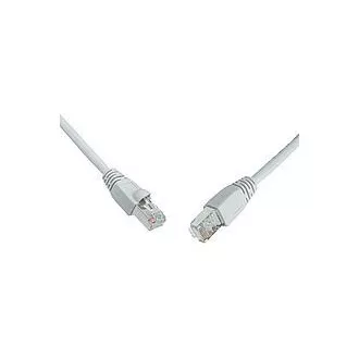 SOLARIX povezovalni kabel CAT5E UTP PVC 3 m siv, odporen proti zatikanju