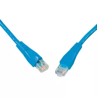 SOLARIX povezovalni kabel CAT5E UTP PVC 0,5 m modre barve, odporen proti poškodbam